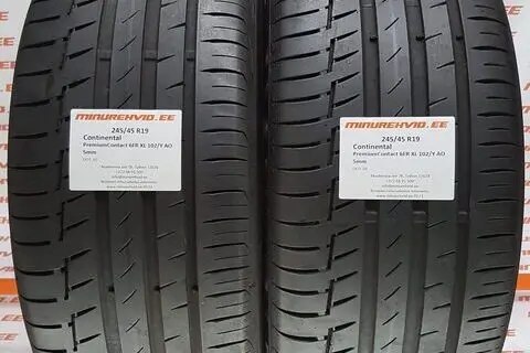 Kasutatud suverehv 245/45R19 Continental PremiumContact 6 FR XL 102/Y AO/