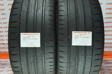 Kasutatud suverehv 255/35R19 Continental SportContact 7 FR XL 96/Y