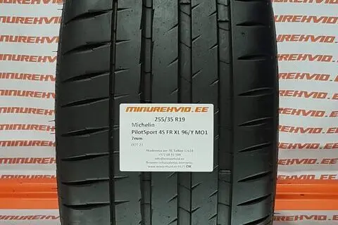 Kasutatud suverehv 255/35R19 Michelin Pilot Sport 4S FR XL 96/Y MO1 FR DEF