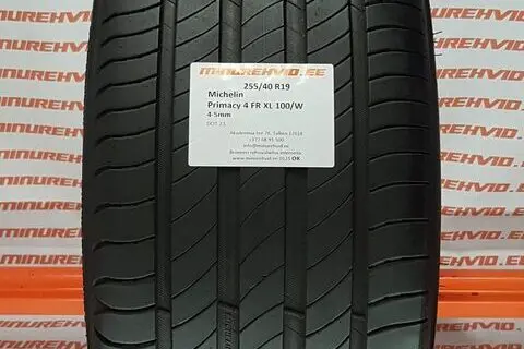 Kasutatud suverehv 255/40R19 Michelin Primacy 4 FR XL 100/W