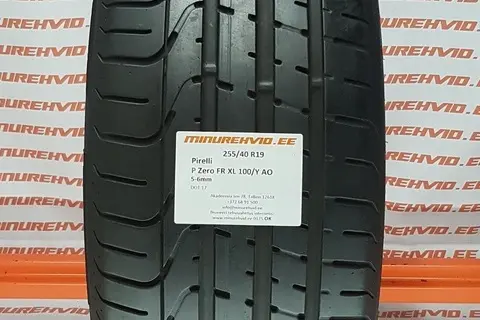 Kasutatud suverehv 255/40R19 Pirelli P Zero FR XL 100/Y AO