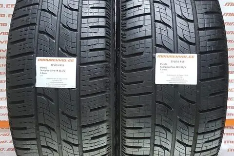 Used summer tire 275/55R19 Pirelli Scorpion Zero FR 111/V.