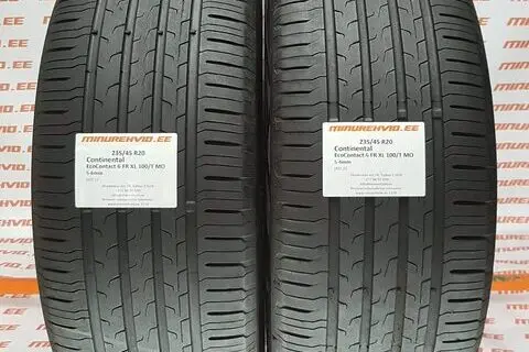 Used summer tire 235/45R20 Continental EcoContact 6 FR XL 100/T MO