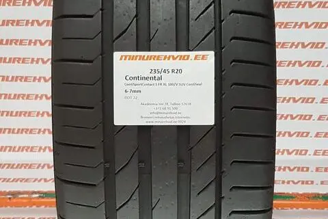 Used summer tire 235/45R20 Continental ContiSportContact 5 FR XL 100/V SUV ContiSeal