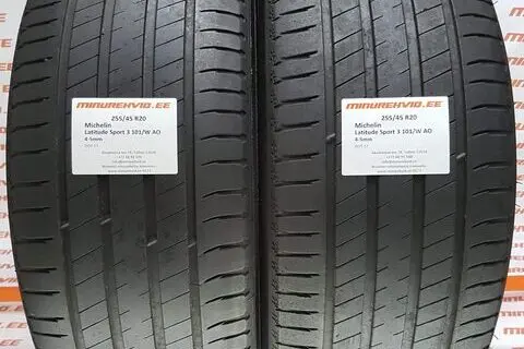 Used summer tire 255/45R20 Michelin Latitude Sport 3 101/W AO
