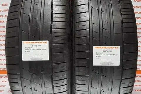 Used summer tire 255/50R20 Hankook Ventus S1 Evo 3 SUV FR XL 109/W