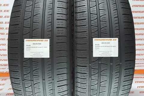 Used summer tire 265/45R20 Pirelli Scorpion Verde All Season FR 104/V
