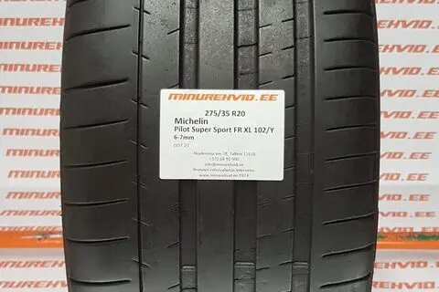 Used summer tire 275/35R20 Michelin Pilot Super Sport FR XL 102/Y