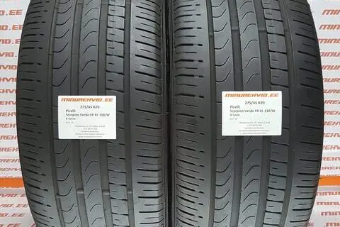 Used summer tire 275/45R20 Pirelli Scorpion Verde FR XL 110/W