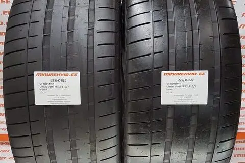 Used summer tire 275/45R20 Vredestein Ultrac Vorti FR XL 110/Y