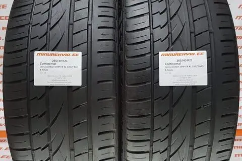 Used summer tire 265/40R21 Continental CrossContact UHP FR XL 105/Y MO