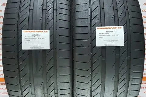 Used summer tire 265/40R21 Continental ContiSportContact 5P FR 101/Y