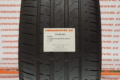 Used summer tire 275/40R21 Pirelli Scorpion Verde FR XL 107/Y
