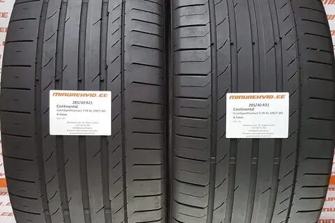 Used summer tire 285/40R21 Continental ContiSportContact 5 FR XL 109/Y AO