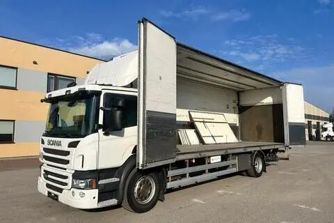 Scania P320 4x2 EURO6 + SIDE OPENING + LIFT, 2015, 235 kW, diesel, automatic