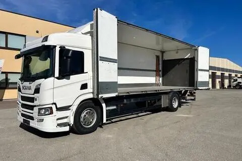 Scania P320 4X2 EURO6 + SIDE OPENING, 2018, 235 kW, diisel, automaat