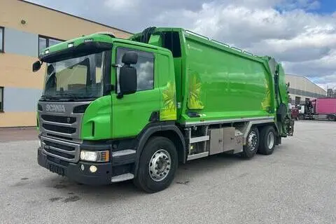 Scania P410 6X2/4 EURO6 + NORBA MF300 2 CHAMBERS, 2016, 302 kW, diesel, automatic
