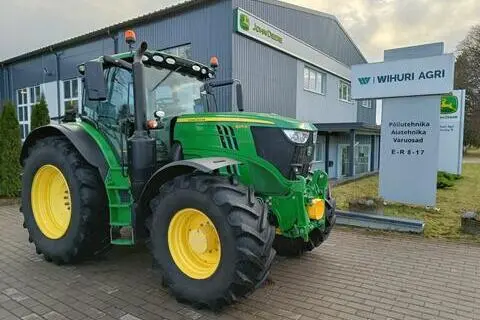 John Deere 6215R, 188 kW, diisel, automaat
