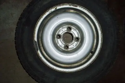 Used alloy wheel+summer tire 175/70R13,