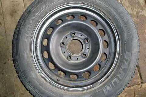 Used alloy wheel+summer tire 185/65R15,