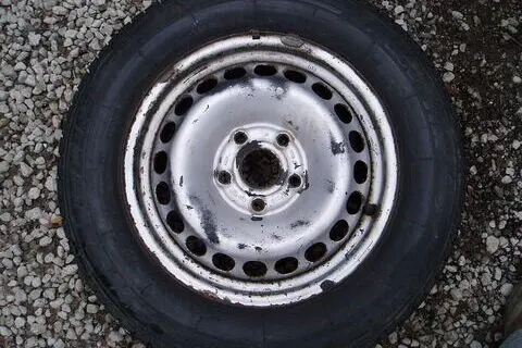 Used alloy wheel+summer tire 195/65R15,