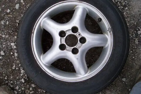 Used steel wheel+summer tire 205/55R15,