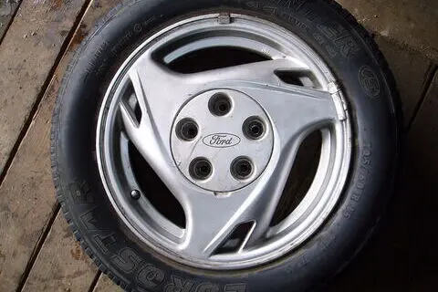 Used steel wheel+summer tire 205/60R15,