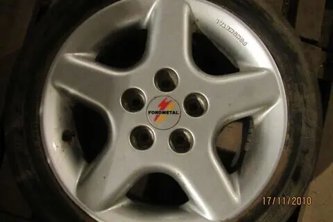 Used steel wheel+summer tire 205/50R15, Fondmetal
