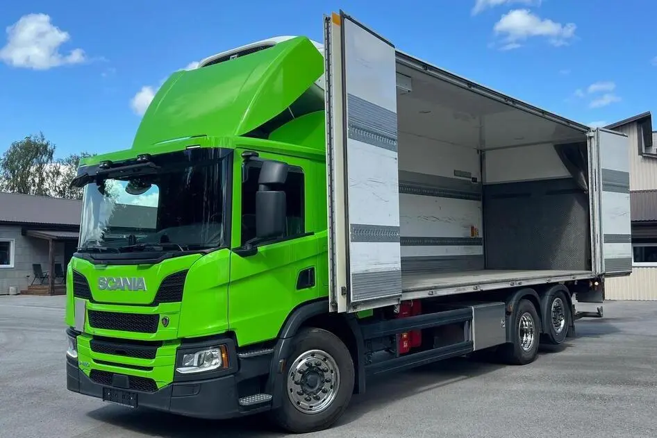 Scania P410 6X2 THERMO KING T-1200R OPEN SIDE, 302 kW, diisel, automaat