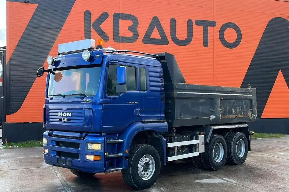 MAN TGA 26.480 6x4, 2007, 353 kW, diesel, manual