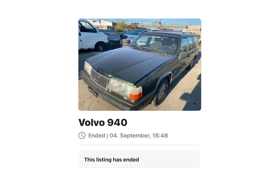 Volvo 940, 2.4, 96 kW, petrol, automatic, rear-wheel drive
