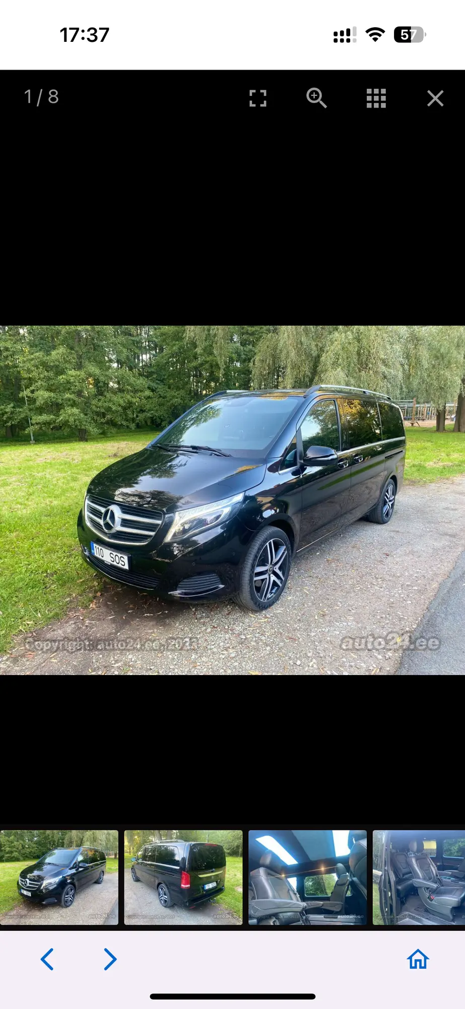Mercedes-Benz V-KLASSE, 2.1, 140 kW, diisel, automaat, nelikvedu