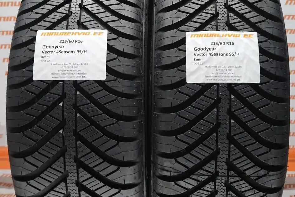 Kasutatud lamellrehv 215/60R16 GoodYear Vector 4Seasons 95/H