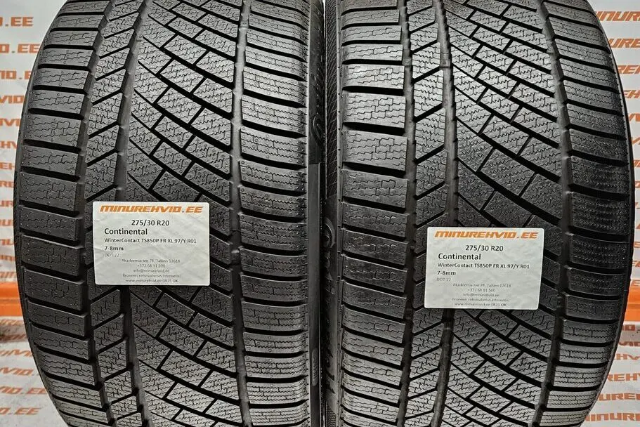 Подержанный нешипованная шина 275/30R20 Continental WinterContact TS850P FR XL 97/Y R01