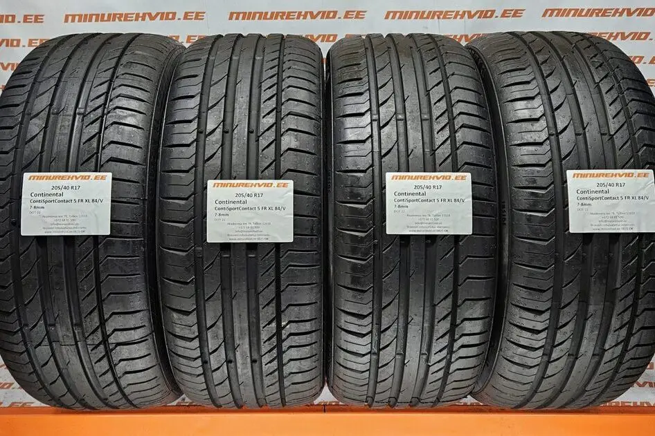 Used summer tire 205/40R17 Continental ContiSportContact 5 FR XL 84/V
