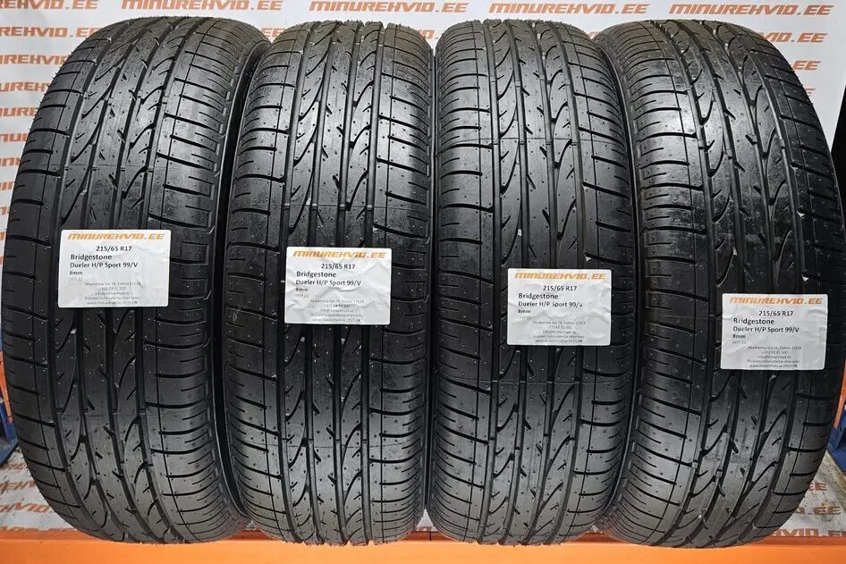 Подержанный летняя шина 215/65R17 Bridgestone Dueler H/P Sport 99/V