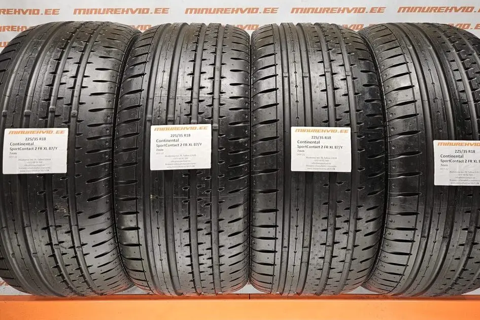Used summer tire 225/35R18 Continental SportContact 2 FR XL 87/Y