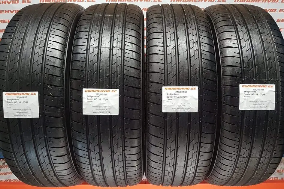 Used summer tire 225/60R18 Bridgestone Dueler H/L 33 100/H