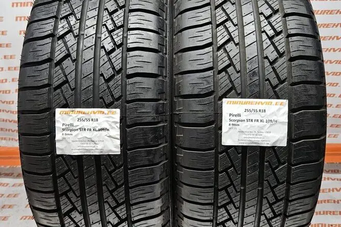 Подержанный летняя шина 255/55R18 Pirelli Scorpion STR FR XL 109/H