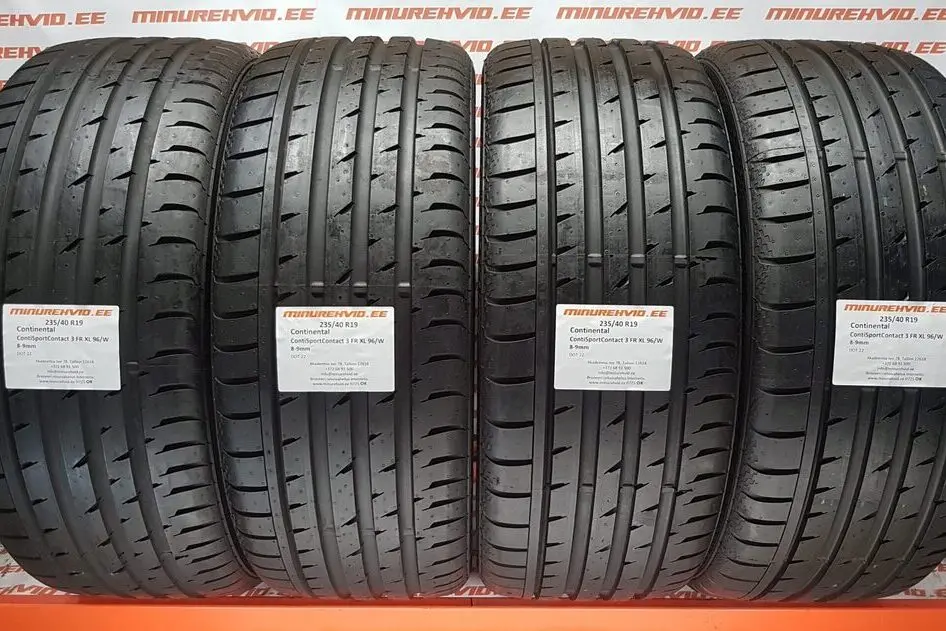 Used summer tire 235/40R19 Continental ContiSportContact 3 FR XL 96/W.
