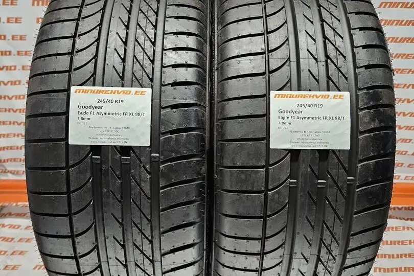 Used summer tire 245/40R19 GoodYear Eagle F1 Asymmetric FR XL 98/T