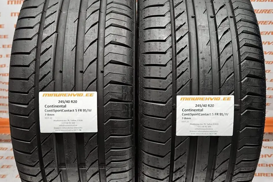 Used summer tire 245/40R20 Continental ContiSportContact 5 FR 95/W
