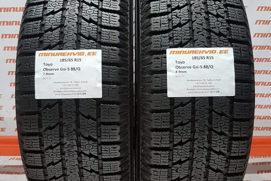 Used studless winter tire 185/65R15 TOYO Observe Gsi-5 88/Q