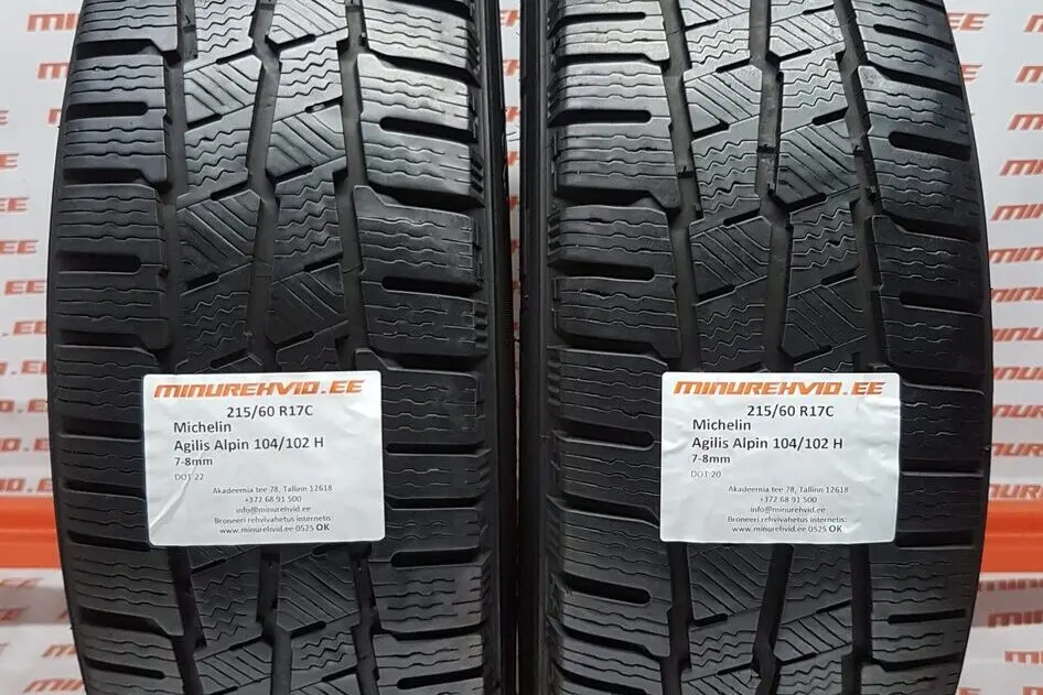 Подержанный нешипованная шина 215/60R17 Michelin Agilis Alpin 104/102 H
