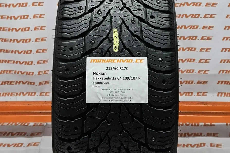 Подержанный шипованная шина 215/60R17 Nokian Hakkapeliitta C4 109/107 R.