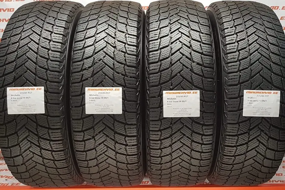 Подержанный нешипованная шина 215/65R17 Michelin X-Ice Snow FR 99/T