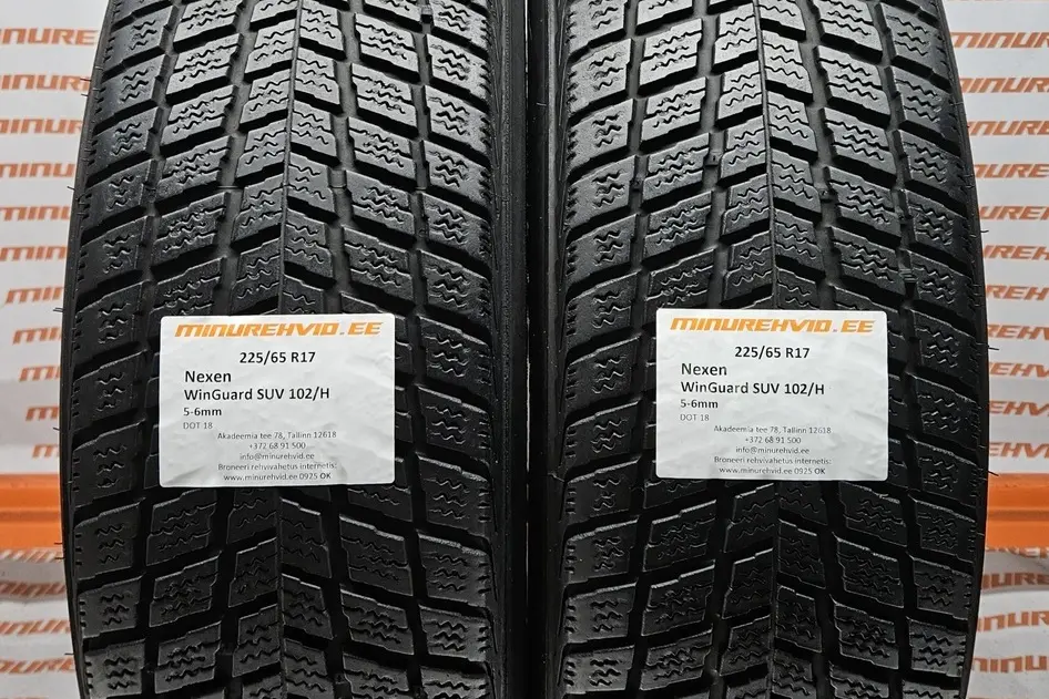 Подержанный нешипованная шина 225/65R17 Nexen WinGuard SUV 102/H