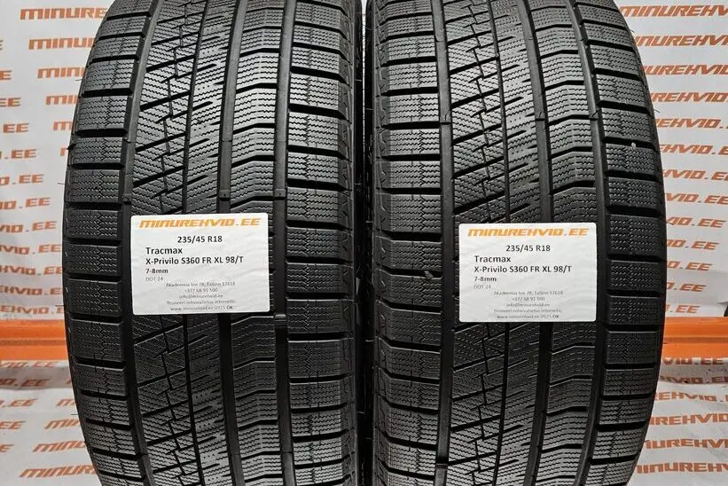 Подержанный нешипованная шина 235/45R18 Tracmax X-Privilo S360 FR XL 98/T