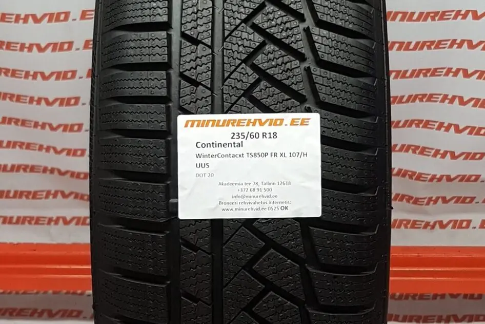 Uus lamellrehv 235/60R18 Continental WinterContacxt TS850P FR XL 107/H