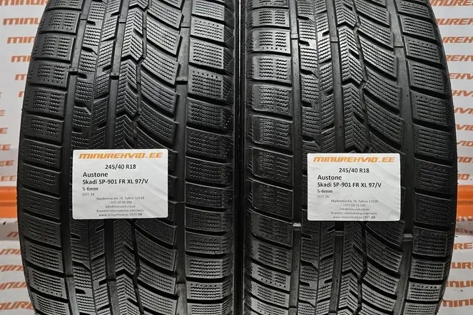 Подержанный нешипованная шина 245/40R18 AUSTONE Skadi SP-901 FR XL 97/V
